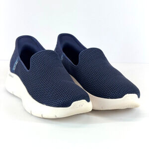 Skechers Navy Blue Slip-On Sneakers